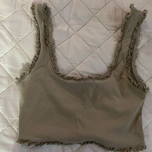 super cropped tank top